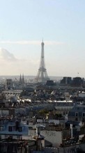 Ladda ner Landscape, Cities, Architecture, Paris, Eiffel Tower bilden 240x320 till mobilen.
