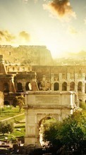 Ladda ner Architecture,Colosseum,Landscape bilden till mobilen.