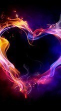 Ladda ner Backgrounds, Art, Hearts, Love, Valentine&#039;s day bilden till mobilen.
