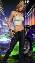 Ladda ner Games, Humans, Girls, Art, Need for Speed bilden 240x400 till mobilen.