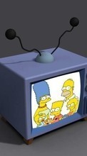 Ladda ner Cartoon, Art, The Simpsons bilden 240x400 till mobilen.