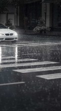 Ladda ner Art photo, Auto, BMW, Rain, Transport bilden till mobilen.