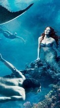 Fantasy, Art photo, Fishes, Mermaids