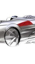 Ladda ner Transport, Auto, Audi, Drawings bilden 1024x600 till mobilen.