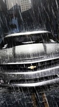Ladda ner Auto, Rain, Chevrolet, Transport bilden till mobilen.
