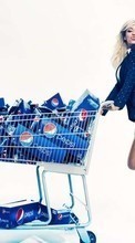 Ladda ner Brands, Girls, Pepsi, People bilden till mobilen.