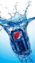 Ladda ner Brands, Pepsi, Drinks, Water bilden till mobilen.