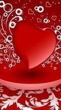 Ladda ner Valentine&#039;s day,Background,Love,Holidays,Hearts bilden till mobilen.