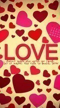 Ladda ner Backgrounds, Hearts, Love, Valentine&#039;s day bilden 540x960 till mobilen.
