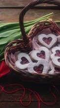 Ladda ner Hearts, Objects, Love, Valentine&#039;s day bilden 1280x800 till mobilen.