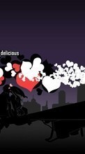 Ladda ner Holidays, Hearts, Love, Valentine&#039;s day, Drawings bilden till mobilen.