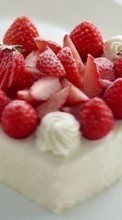 Ladda ner Dessert, Food, Fruits, Strawberry bilden 1024x768 till mobilen.