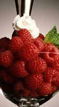 Ladda ner Dessert, Food, Berries, Raspberry bilden till mobilen.