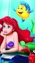 Ladda ner Cartoon, Girls, Mermaids, The Little Mermaid bilden till mobilen.