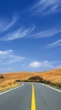 Ladda ner Landscape, Roads, Clear Sky bilden 1280x800 till mobilen.