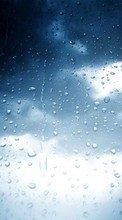 Ladda ner Rain, Background, Drops, Water bilden till mobilen.