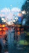 Ladda ner Rain, Background, Drops, Water bilden till mobilen.
