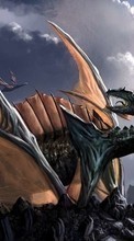 Ladda ner Dragons, Fantasy bilden till mobilen.