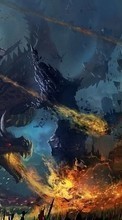 Ladda ner Dragons,Fantasy bilden till mobilen.