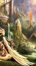 Ladda ner Fantasy, Dragons bilden 320x240 till mobilen.