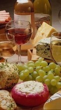 Food, Cheese, Grapes, Vine