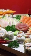 Ladda ner Food, Sushi bilden 800x480 till mobilen.