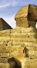 Ladda ner Landscape, Egypt, Sphinx bilden till mobilen.