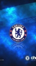 Ladda ner Chelsea, Background, Football, Logos, Sports bilden till mobilen.