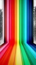 Ladda ner Backgrounds, Rainbow bilden 320x480 till mobilen.
