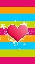 Ladda ner Backgrounds, Hearts, Love, Valentine&#039;s day bilden 240x400 till mobilen.
