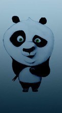 Ladda ner Background, Cartoon, Panda Kung-Fu, Pandas, Animals bilden till mobilen.
