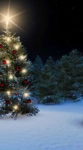 Ladda ner Background,Snowman,New Year,Holidays bilden till mobilen.