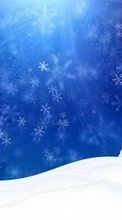 Ladda ner Winter, Backgrounds, New Year, Snow, Christmas, Xmas bilden 320x240 till mobilen.