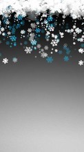 Ladda ner Winter, Backgrounds, Snowflakes bilden 1280x800 till mobilen.