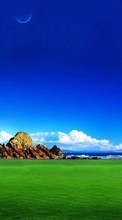 Ladda ner Landscape, Sky, Mountains bilden 1280x800 till mobilen.