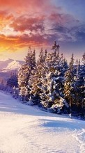Ladda ner Mountains,Landscape,Snow,Winter bilden till mobilen.