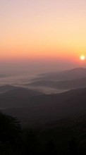 Ladda ner Mountains,Landscape,Sunset bilden till mobilen.