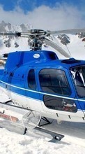 Ladda ner Mountains, Snow, Transport, Helicopters bilden till mobilen.