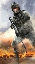 Ladda ner Games, Art, Men, Modern Warfare 2 bilden 1280x800 till mobilen.