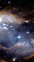 Ladda ner Landscape, Sky, Universe, Stars bilden 128x160 till mobilen.