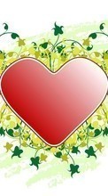 Ladda ner Hearts, Love, Valentine&#039;s day, Drawings bilden 240x320 till mobilen.