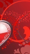Ladda ner Hearts, Love, Valentine&#039;s day, Drawings bilden 320x240 till mobilen.