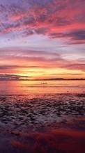 Ladda ner Landscape, Sunset, Sky, Sea bilden 540x960 till mobilen.