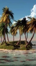 Ladda ner Sea,Palms,Landscape bilden till mobilen.