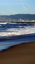Ladda ner Landscape, Water, Sea, Beach bilden 320x240 till mobilen.