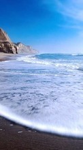 Sea, Landscape, Beach, Waves till LG KS360