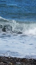 Sea,Landscape,Waves till Sony Ericsson Xperia X10 mini