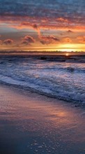 Ladda ner Sea,Landscape,Sunset bilden till mobilen.