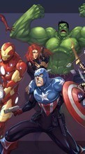 Ladda ner Cartoon, Pictures, The Avengers bilden till mobilen.