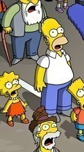 Ladda ner Cartoon, The Simpsons bilden 540x960 till mobilen.